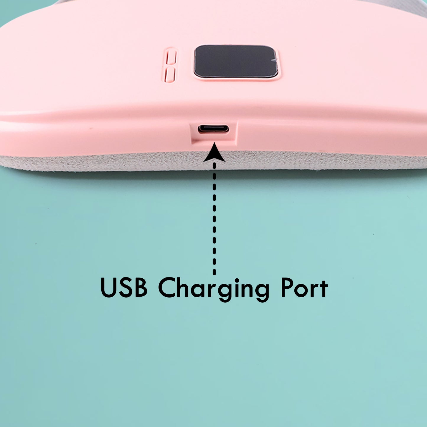 Electric Period Cramp Massager Vibrating Heating Belt for Menstrual Waist Stomach Abdominal Warm Palace Belt (1 Pc)