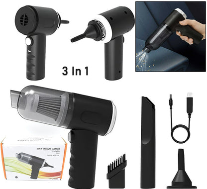 Mini Vacuum Cleaning Machine For Home Car Computer Keyboard Cordless Air Blowing Dusting